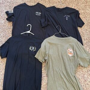 Yee Yee Short Sleeve Graphic T-Shirt - Black & Olive